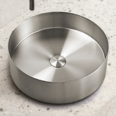 Braxton Home Haines 400mm Round Stainless Steel Above Counter Basin
