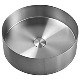 Braxton Home Haines 400mm Round Stainless Steel Above Counter Basin