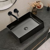 Braxton Home Haines 470mm Rectangle Stainless Steel Above Counter Basin