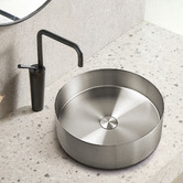 Braxton Home Haines 400mm Round Stainless Steel Above Counter Basin
