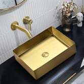 Braxton Home Haines 470mm Rectangle Stainless Steel Above Counter Basin