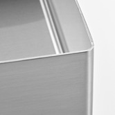 Braxton Home Haines 470mm Rectangle Stainless Steel Above Counter Basin