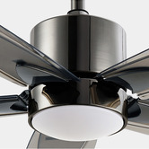 Braxton Home Kyra 107cm Black DC Ceiling Fan with LED
