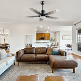 Braxton Home Kyra 107cm Black DC Ceiling Fan with LED