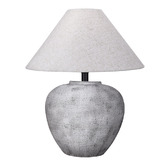 Braxton Home Antonelli Light Grey Ceramic Table Lamp