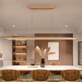Braxton Home Eldrik Beech Wood LED Pendant Light