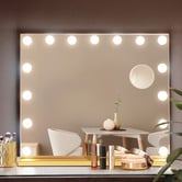 Braxton Home Gold Nia LED Make-Up Mirror
