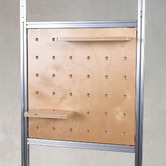 Braxton Home Manon Multifunctional Ladder Shelf with Pegboard Organiser