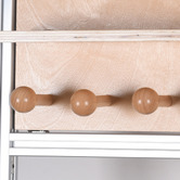 Braxton Home Manon Multifunctional Ladder Shelf with Pegboard Organiser