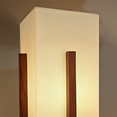 Braxton Home Kayu Ash Wood Floor Lamp