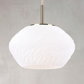 Braxton Home Izza Metal &amp; Glass Pendant Light