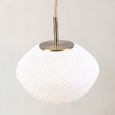 Braxton Home Izza Metal &amp; Glass Pendant Light