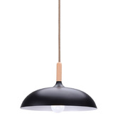 Braxton Home Bambi Beech Wood &amp; Metal Pendant Light