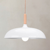 Braxton Home Bambi Beech Wood &amp; Metal Pendant Light