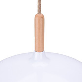 Braxton Home Bambi Beech Wood &amp; Metal Pendant Light
