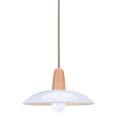 Braxton Home Dandi Beech Wood &amp; Metal Pendant Light