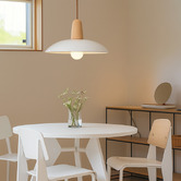 Braxton Home Dandi Beech Wood &amp; Metal Pendant Light