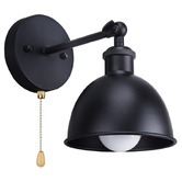 Braxton Home Jensi Black Metal Wall Light