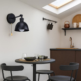 Braxton Home Jensi Black Metal Wall Light