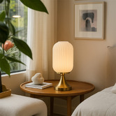 Braxton Home Riva Metal &amp; Glass Table Lamp