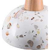 Braxton Home Yani Beech Wood &amp; Terrazzo Pendant Light