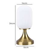 Braxton Home Riva Metal &amp; Glass Table Lamp