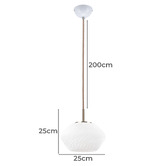 Braxton Home Izza Metal &amp; Glass Pendant Light