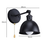 Braxton Home Jensi Black Metal Wall Light