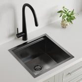 Braxton Home Orly 450mm Single Stainless Steel Kitchen Sink &amp; Accessories Package