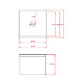 Braxton Home Orly 450mm Single Stainless Steel Kitchen Sink &amp; Accessories Package