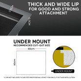 Braxton Home Orly 450mm Single Stainless Steel Kitchen Sink &amp; Accessories Package