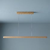 Braxton Home Galina Ash Wood LED Pendant Light