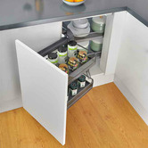 Elite Galley Magic Corner Pull Out Kitchen Storage Left Opening