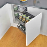 Elite Galley Magic Corner Pull Out Kitchen Storage Right Opening