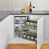 Elite Galley Magic Corner Pull Out Kitchen Storage Right Opening