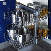 Elite Show Hand Magic Corner II Pull Out Kitchen Corner Storage