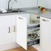 Elite Provedore Magic Corner Pull Out Kitchen Storage Left Opening