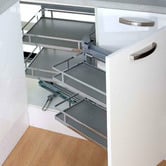 Elite Provedore Magic Corner Pull Out Kitchen Storage Right Opening