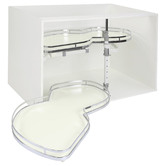 Elite Provedore Swing Out Kitchen Corner Storage Unit Left Opening