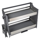 Elite Bistro Flexi Height Pull Down 2 Tier Wall Cabinet Unit