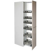 Elite 170-200cm Height-Adjustable Chef Pull-Out Pantry