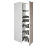 Elite 140-170cm Height-Adjustable Chef Pull-Out Pantry