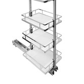 Elite 140-170cm Height-Adjustable Provedore Pull-Out Pantry
