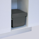 Elite Domestique 30L Steel Twin Slide Out Under Sink Waste Bin