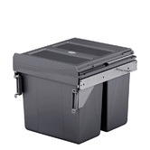 Elite Valet 32L Steel Twin slide Out Waste Bin