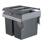 Elite Valet 32L Steel Twin slide Out Waste Bin