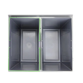 Elite Valet 90L Steel Twin Slide Out Waste Bin