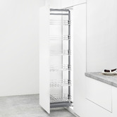 Elite 185-220cm Height-Adjustable Larder Pull-Out Pantry