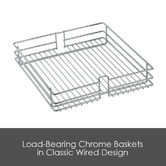 Elite 185-220cm Height-Adjustable Larder Pull-Out Pantry
