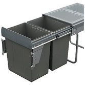 Elite Domestique 40L Twin Slide Out Concealed Waste Bin